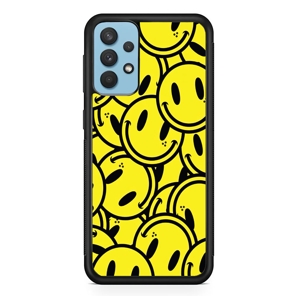 Smile Emoji Yellow Samsung Galaxy A32 Case