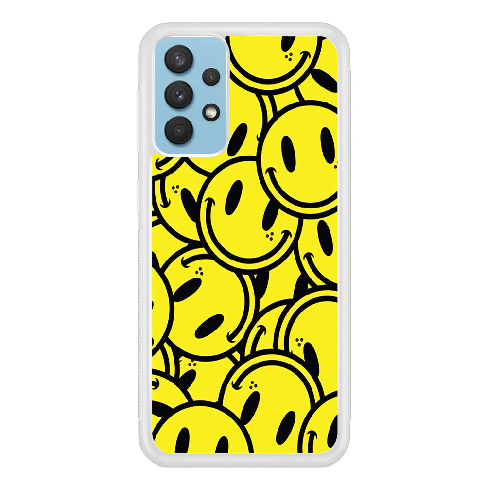 Smile Emoji Yellow Samsung Galaxy A32 Case