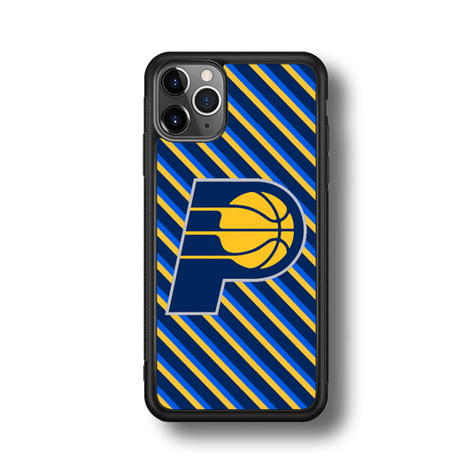 Indiana Pacers Stripe Of Colour iPhone 11 Pro Case