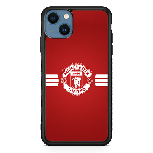 Manchester United White Center Line IPhone 13 Case