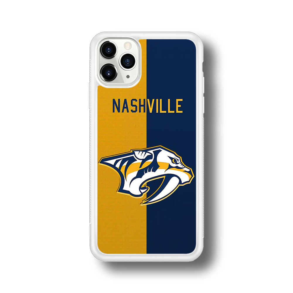 Nashville Predators Two Side Colour iPhone 11 Pro Case