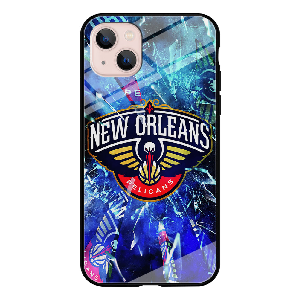 New Orleans Pelicans Pieces Of Logo iPhone 13 Case