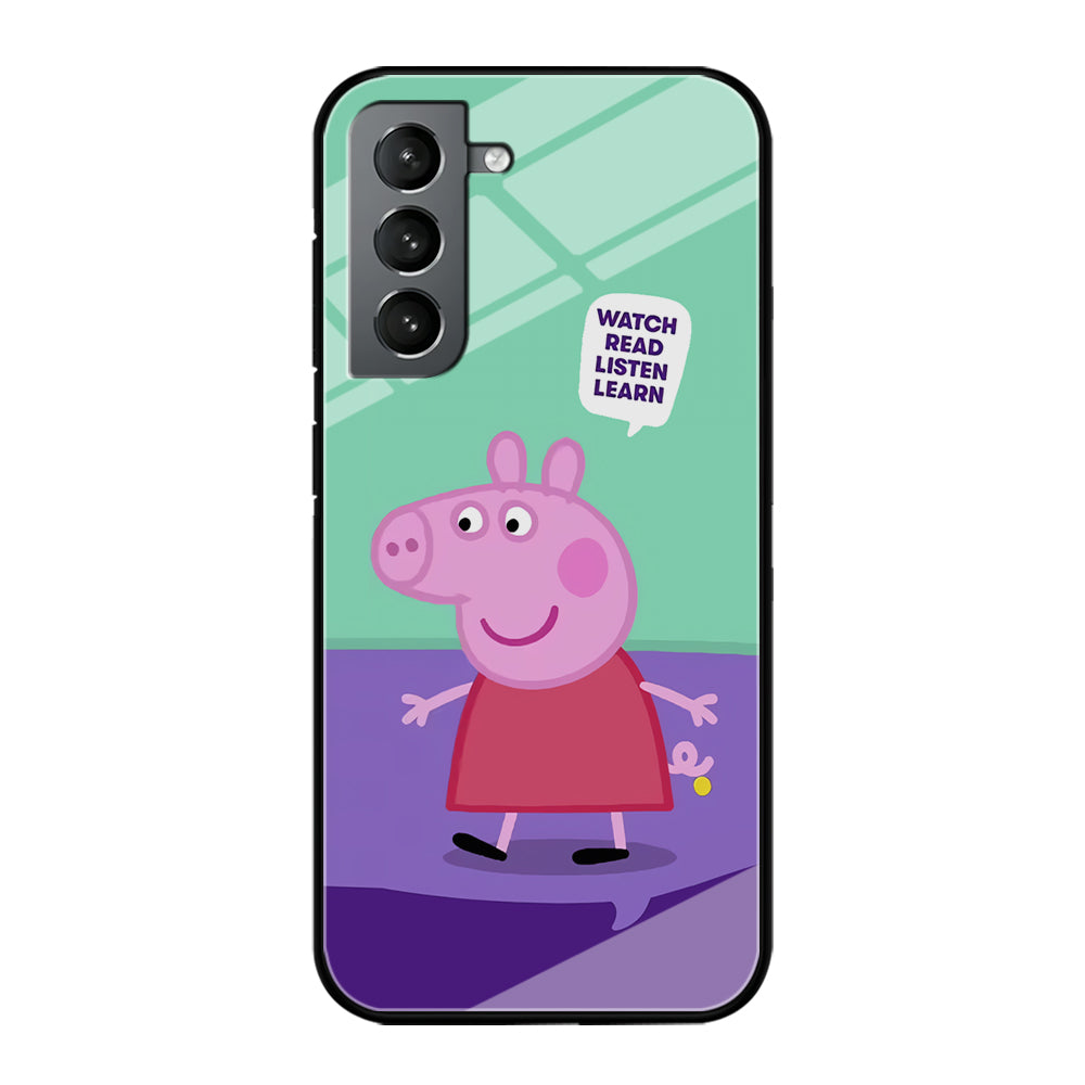 Peppa Pig Ready to Study Samsung Galaxy S21 Case
