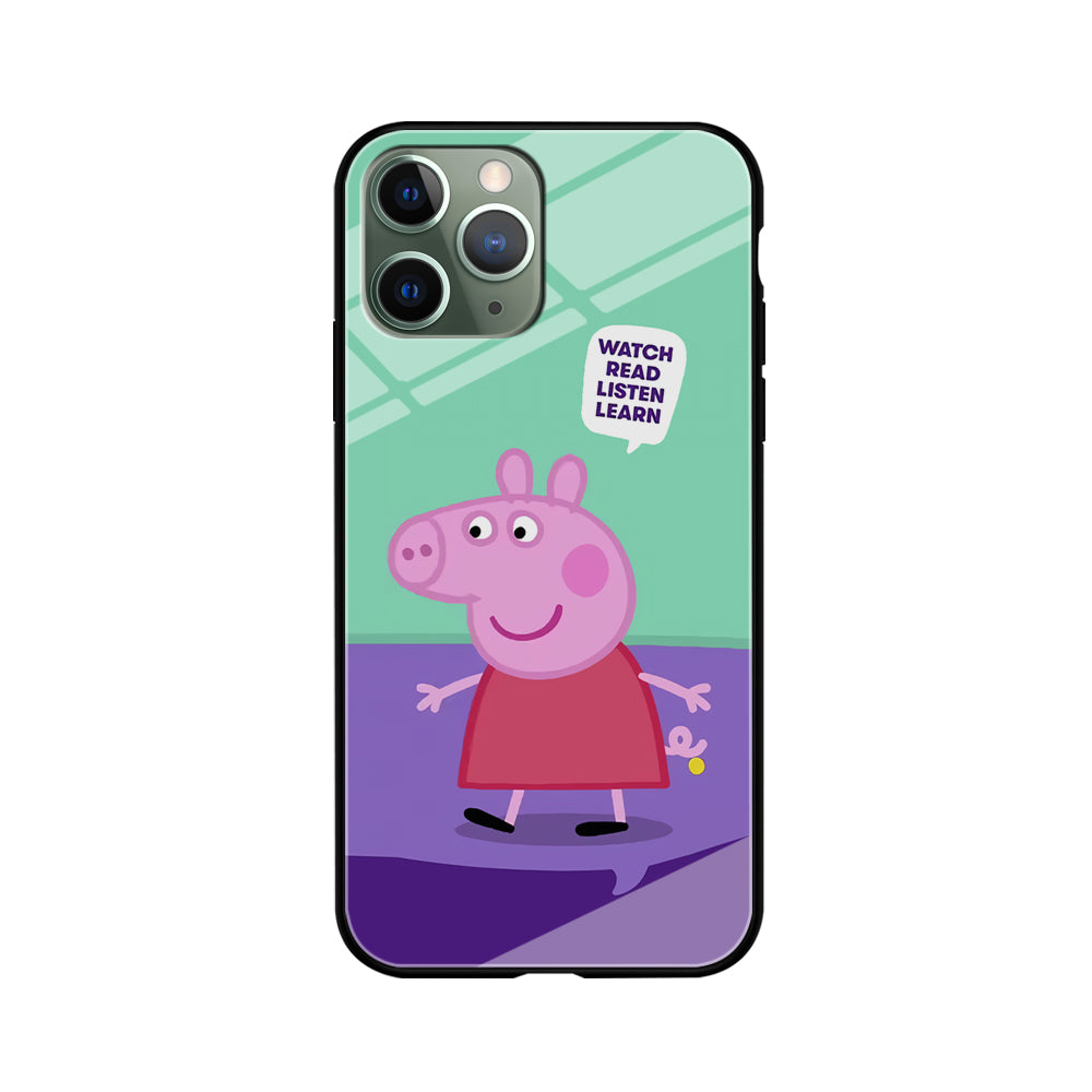 Peppa Pig Ready to Study iPhone 11 Pro Case
