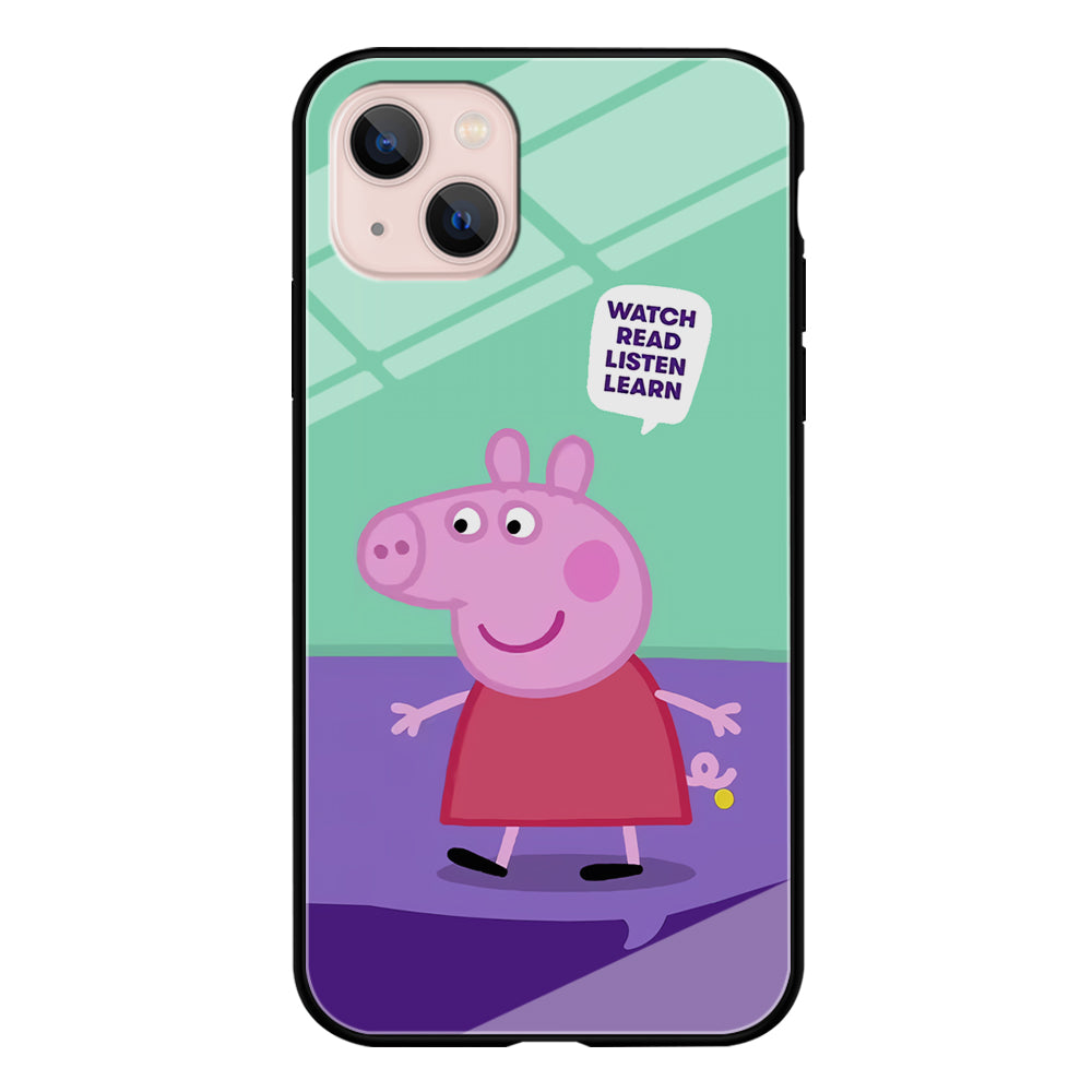 Peppa Pig Ready to Study iPhone 13 Case