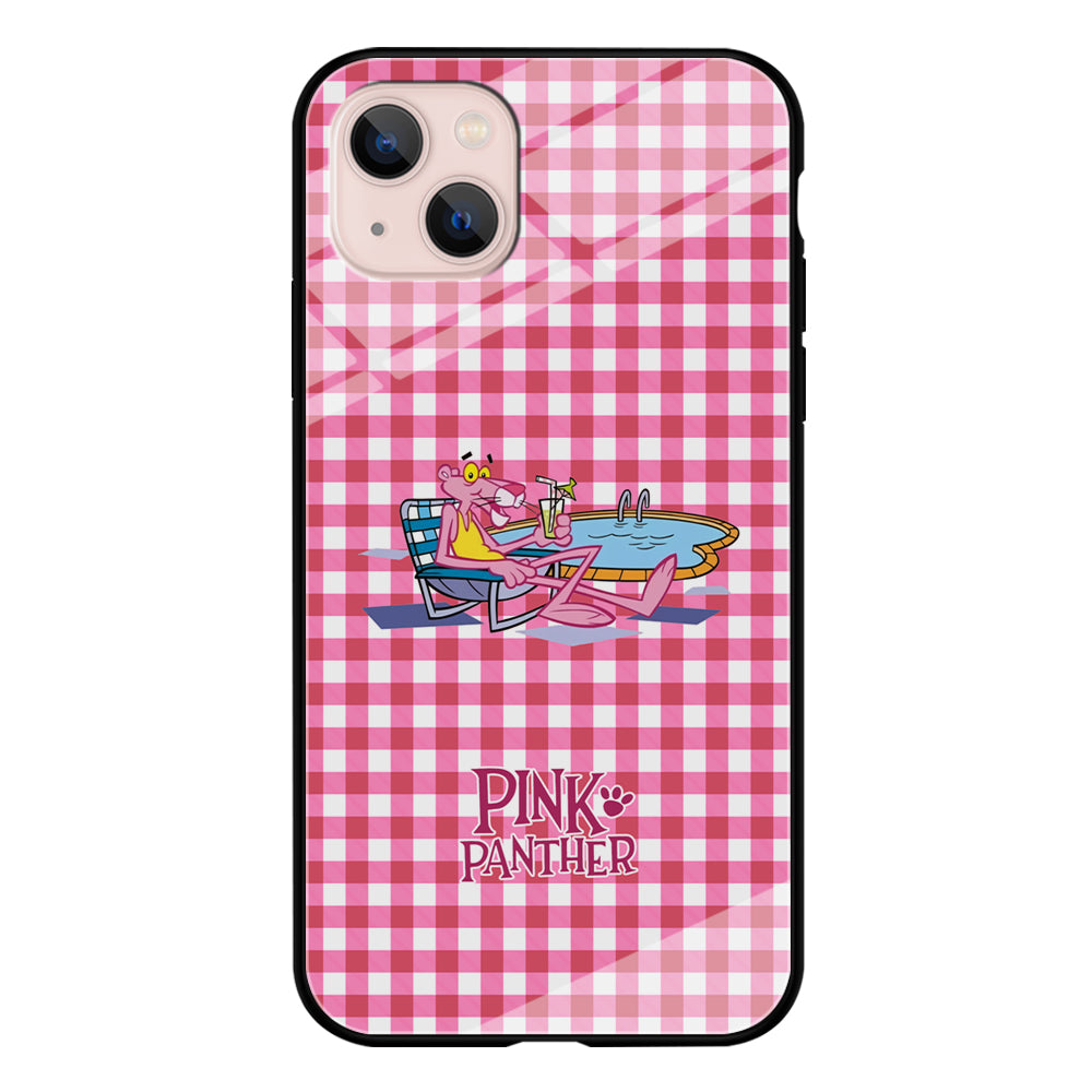 Pink Panther Relax with Swimming IPhone 13 Case