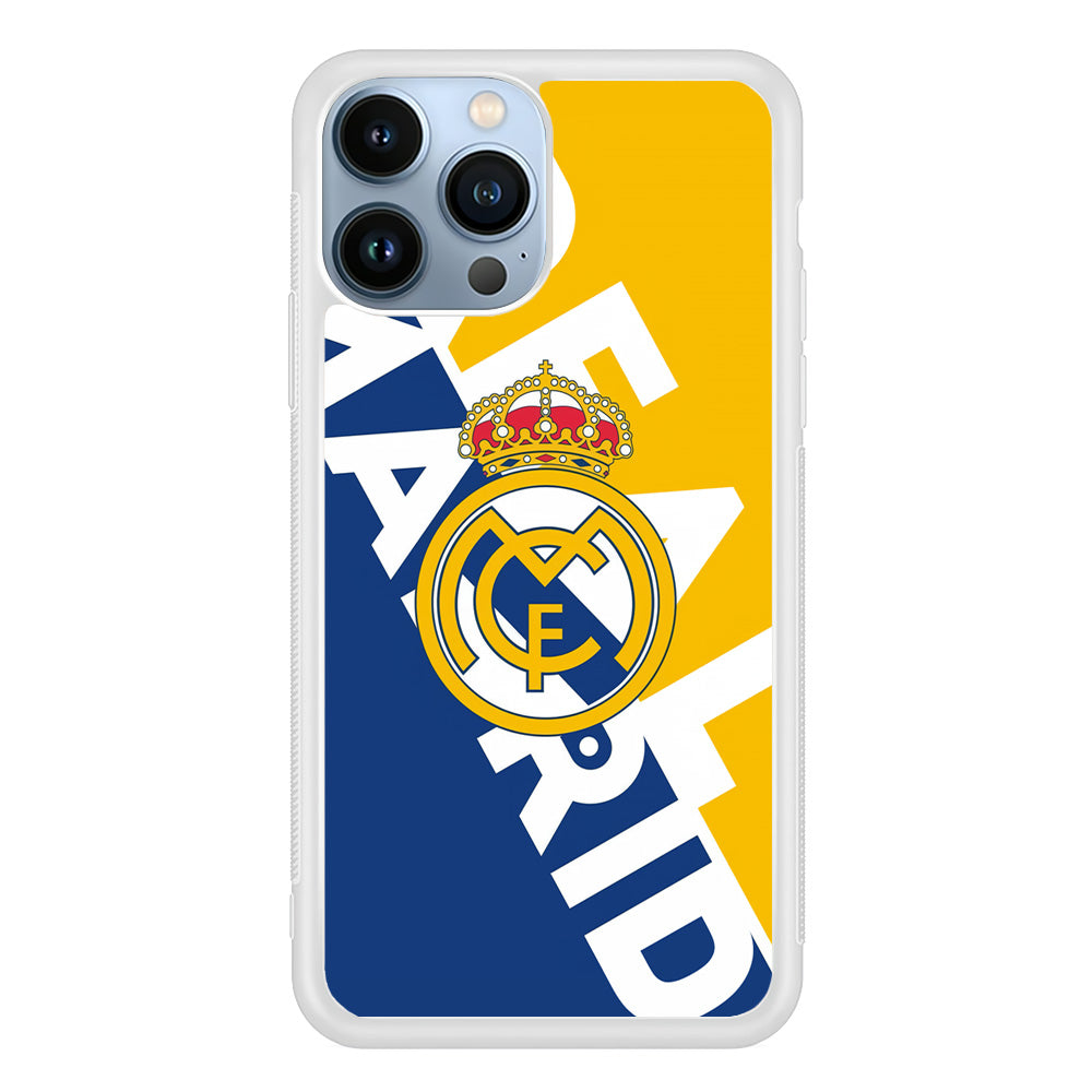 Real Madrid Bold Sensing iPhone 14 Pro Max Case