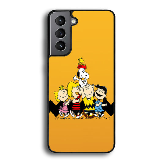 Snoopy Friendship Forever Samsung Galaxy S21 Case