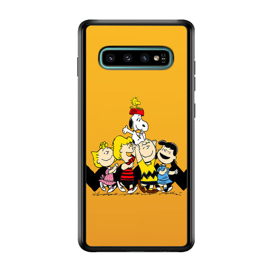 Snoopy Friendship Forever Samsung Galaxy S10 Plus Case