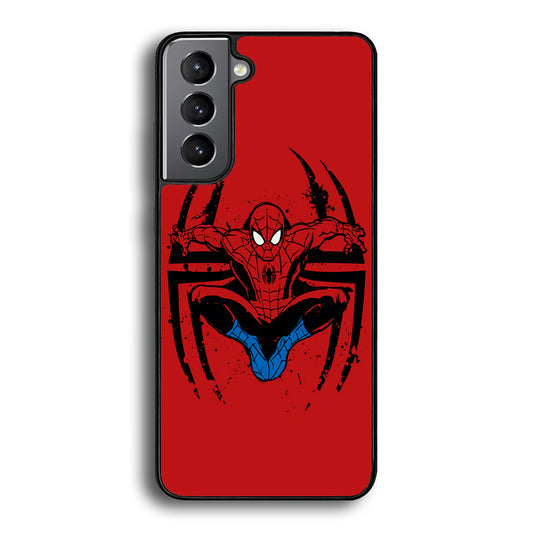 Spiderman Jump And Logo Samsung Galaxy S21 Case