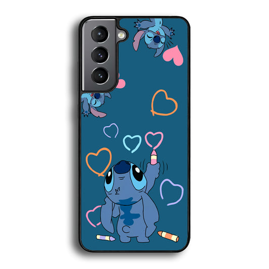 Stitch Drawing Lovely Samsung Galaxy S21 Plus Case