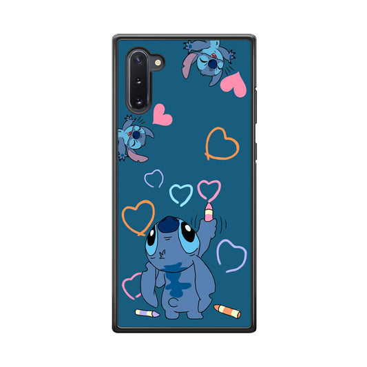 Stitch Drawing Lovely Samsung Galaxy Note 10 Case