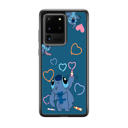 Stitch Drawing Lovely Samsung Galaxy S20 Ultra Case