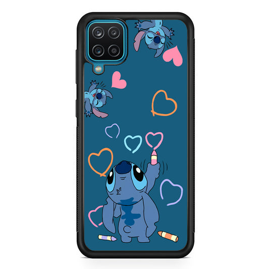 Stitch Drawing Lovely Samsung Galaxy A12 Case