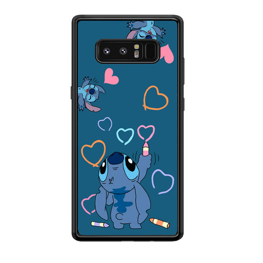 Stitch Drawing Lovely Samsung Galaxy Note 8 Case