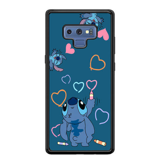 Stitch Drawing Lovely Samsung Galaxy Note 9 Case