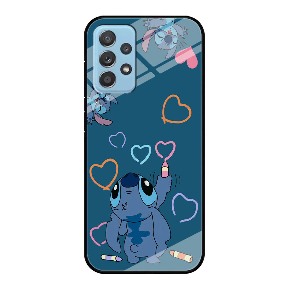 Stitch Drawing Lovely Samsung Galaxy A72 Case