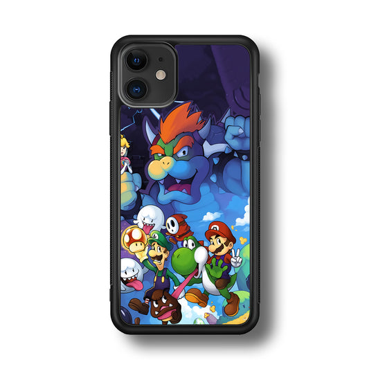 Super Mario Against The King iPhone 11 Case