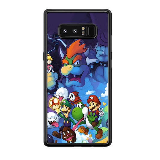 Super Mario Against The King Samsung Galaxy Note 8 Case