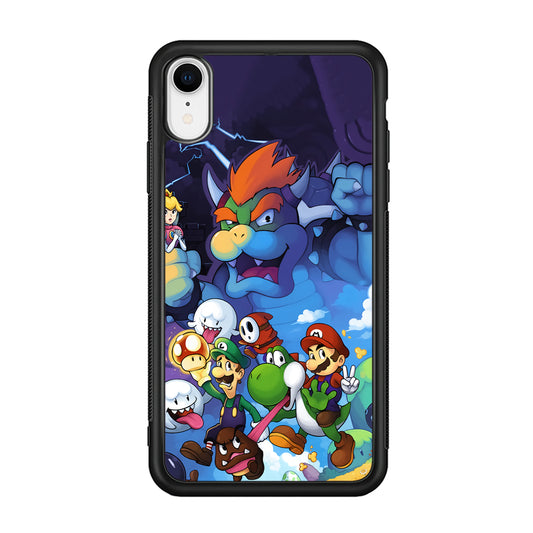 Super Mario Against The King iPhone XR Case
