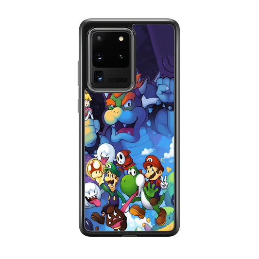 Super Mario Against The King Samsung Galaxy S20 Ultra Case