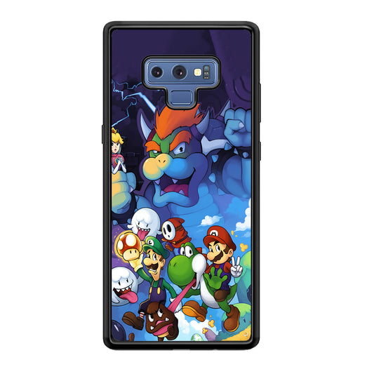 Super Mario Against The King Samsung Galaxy Note 9 Case