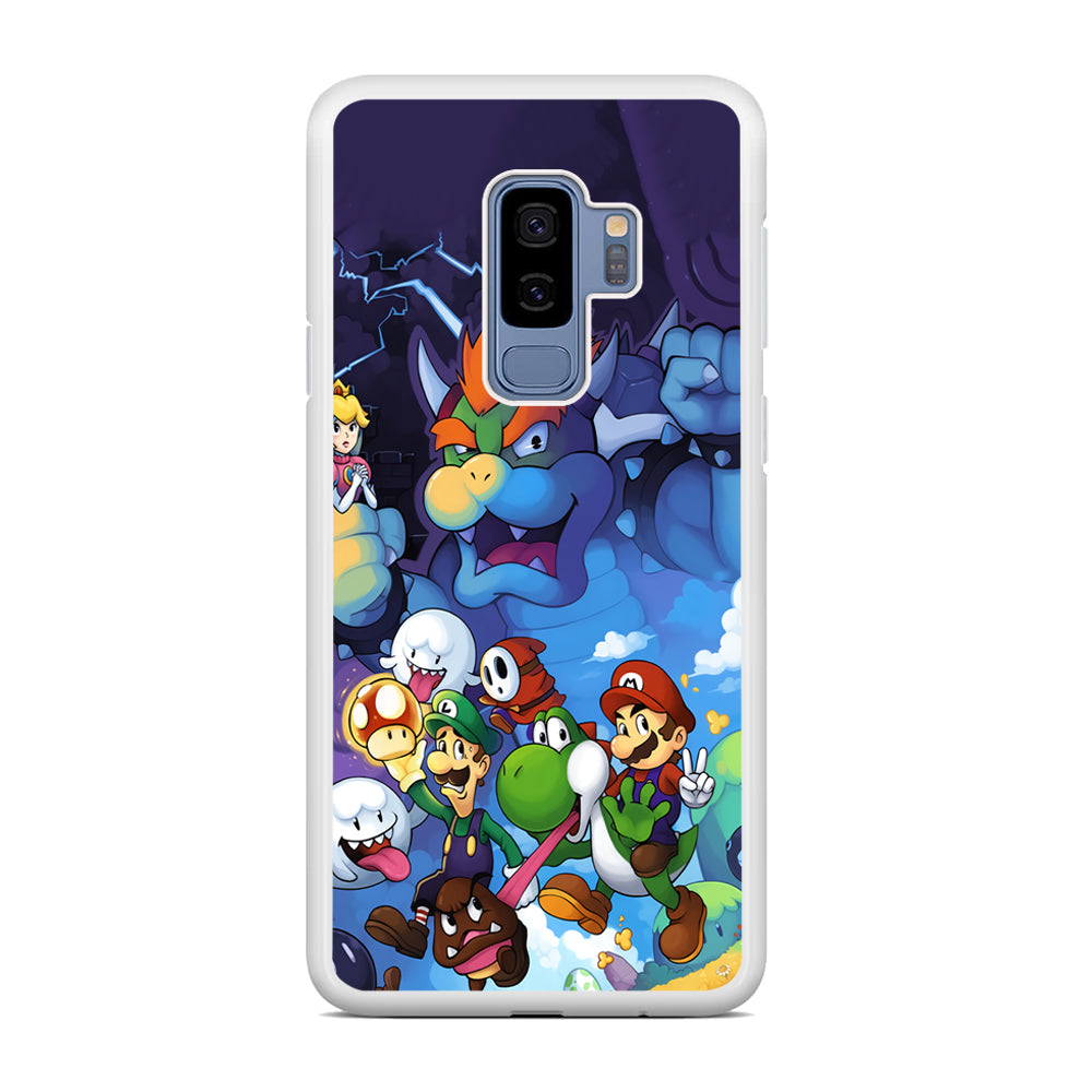 Super Mario Against The King Samsung Galaxy S9 Plus Case