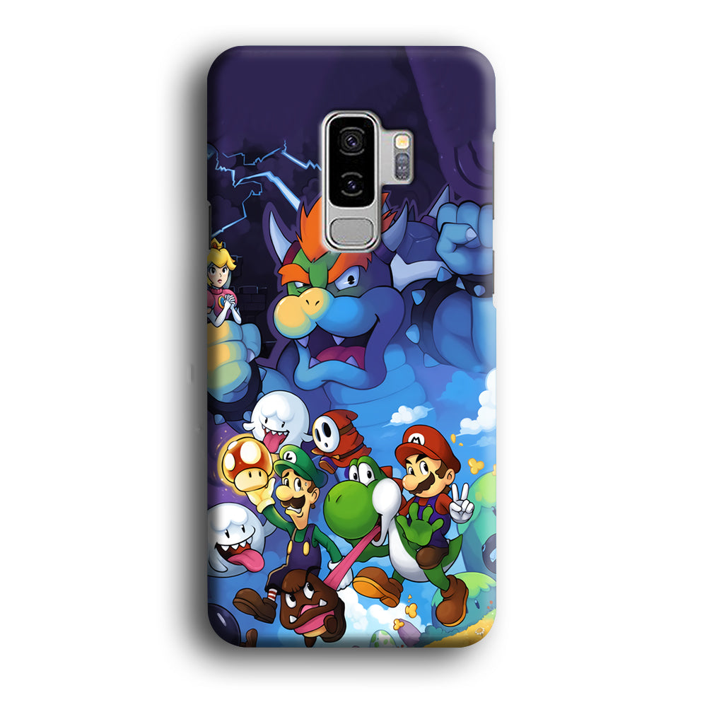 Super Mario Against The King Samsung Galaxy S9 Plus Case