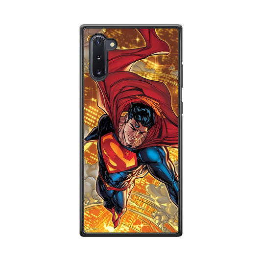 Superman Flying Through The City Samsung Galaxy Note 10 Case