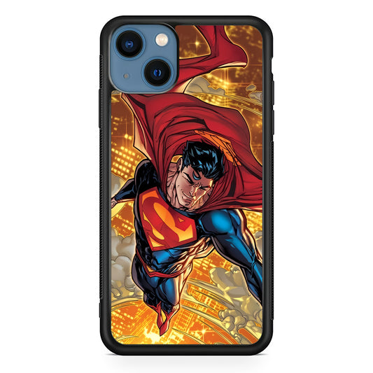 Superman Flying Through The City iPhone 13 Case