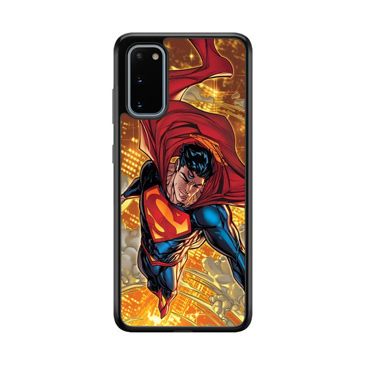 Superman Flying Through The City Samsung Galaxy S20 Case