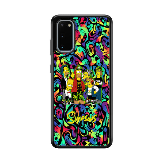The Simpson Daddy's Squad Samsung Galaxy S20 Case