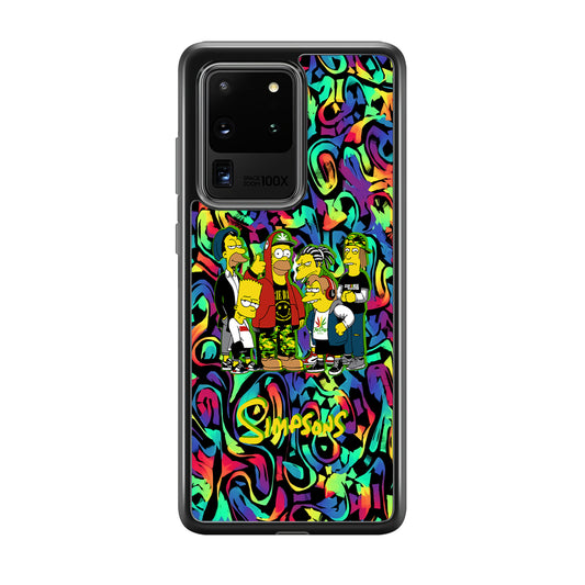 The Simpson Daddy's Squad Samsung Galaxy S20 Ultra Case