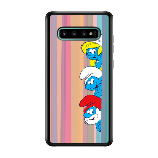 The Smurfs Ready to Movement Samsung Galaxy S10 Plus Case