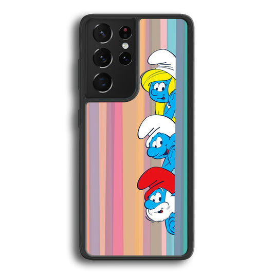 The Smurfs Ready to Movement Samsung Galaxy S21 Ultra Case