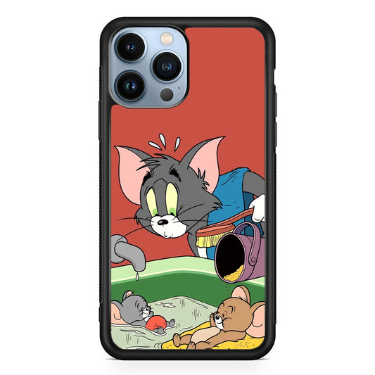 Tom and Jerry Do Not Be Noisy iPhone 13 Pro Max Case