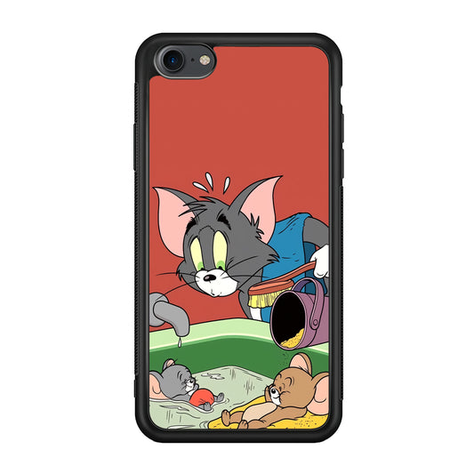 Tom and Jerry Do Not Be Noisy iPhone 8 Case
