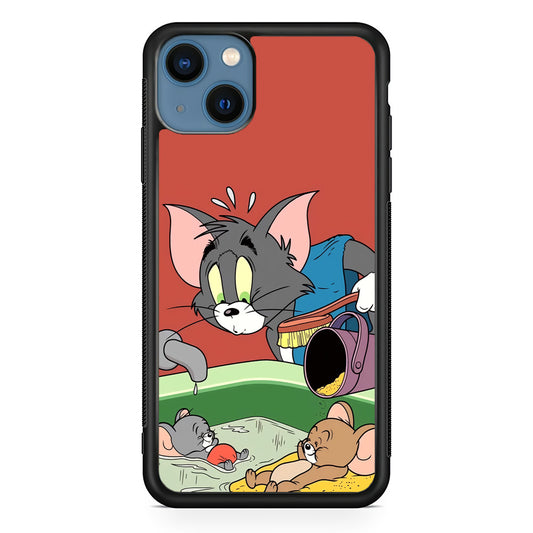 Tom and Jerry Do Not Be Noisy iPhone 13 Case