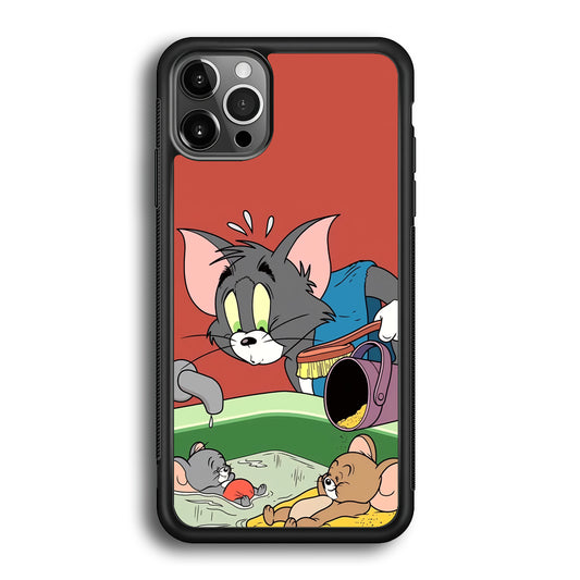 Tom and Jerry Do Not Be Noisy iPhone 12 Pro Case
