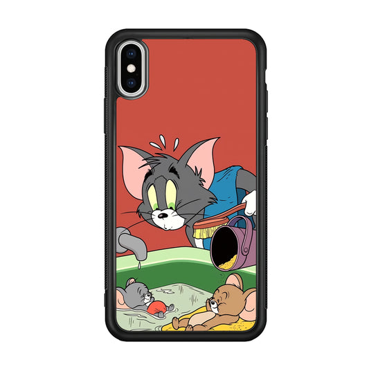 Tom and Jerry Do Not Be Noisy iPhone X Case