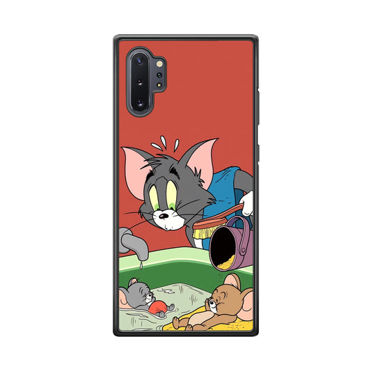Tom and Jerry Do Not Be Noisy Samsung Galaxy Note 10 Plus Case