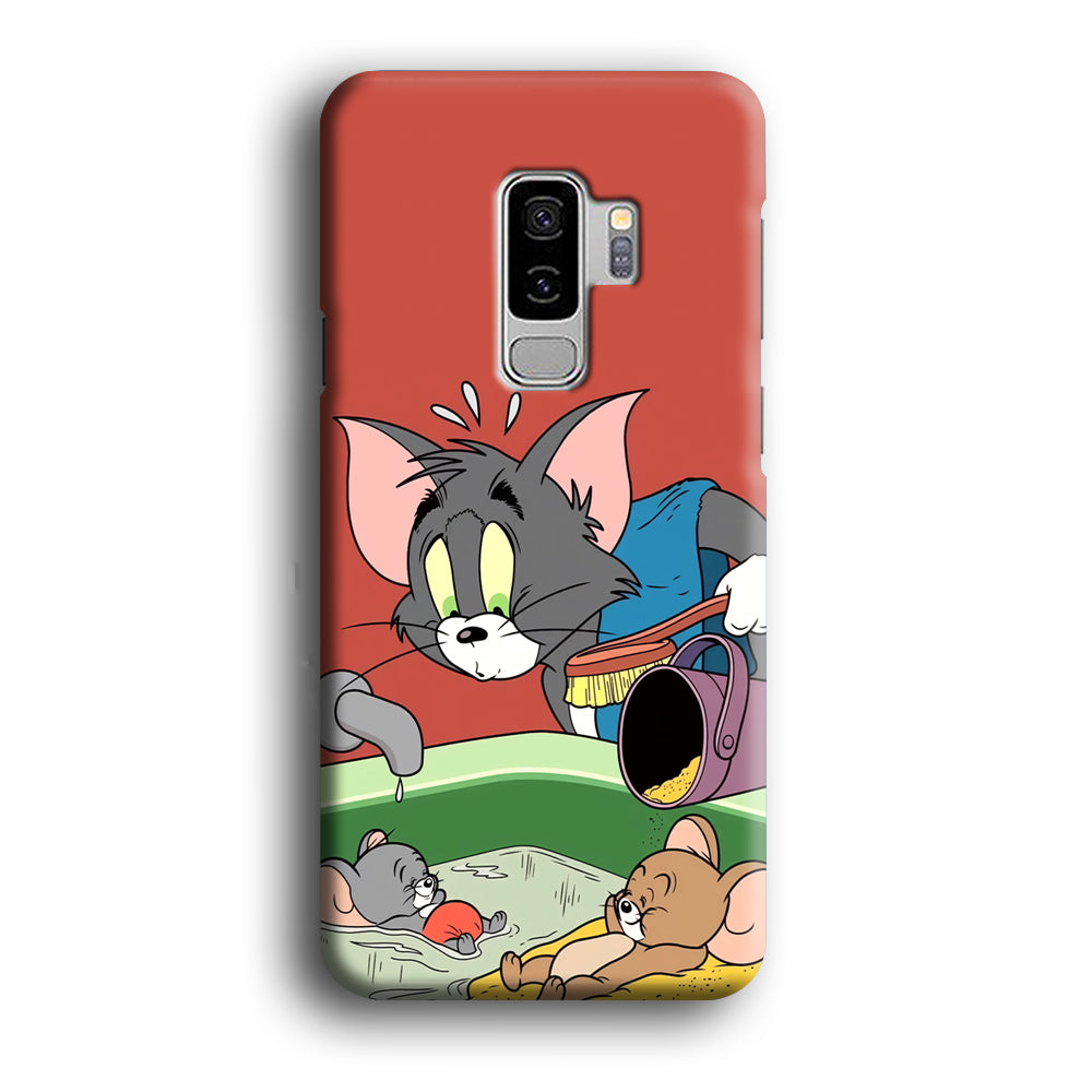 Tom and Jerry Do Not Be Noisy Samsung Galaxy S9 Plus Case