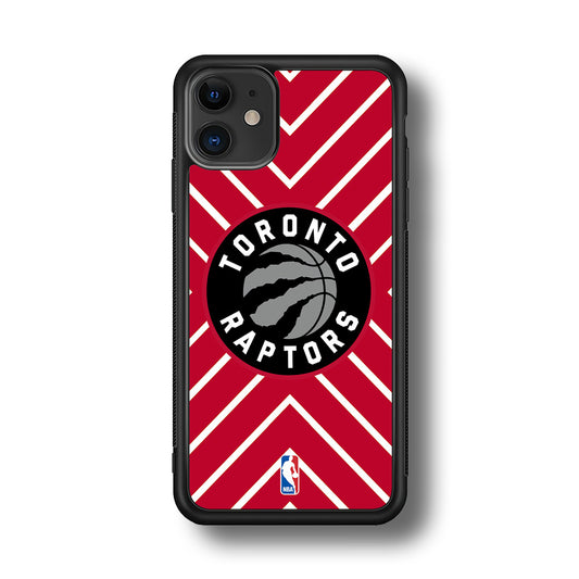 Toronto Raptors Red Shapes iPhone 11 Case