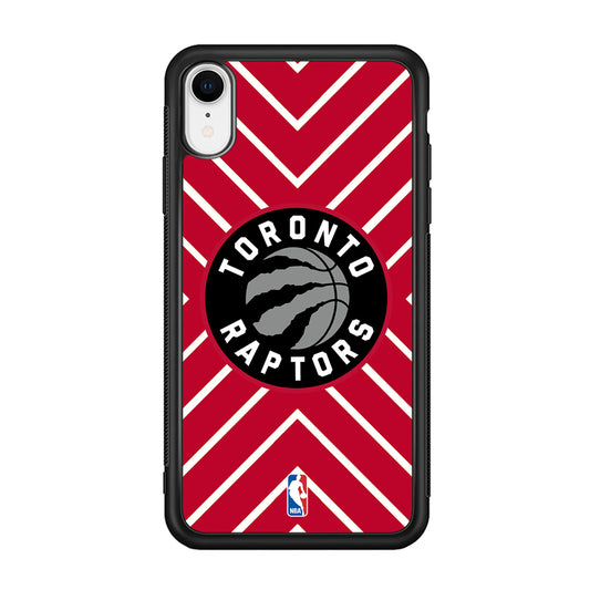 Toronto Raptors Red Shapes iPhone XR Case