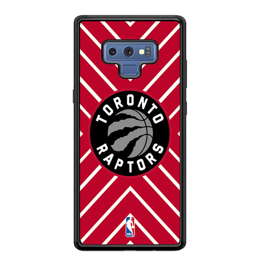 Toronto Raptors Red Shapes Samsung Galaxy Note 9 Case
