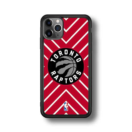 Toronto Raptors Red Shapes iPhone 11 Pro Max Case