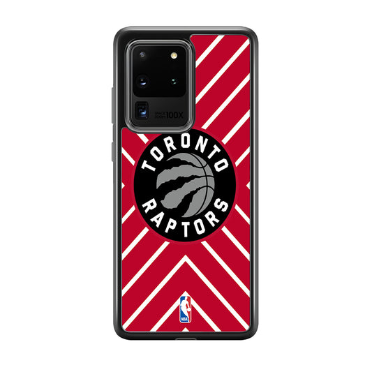 Toronto Raptors Red Shapes Samsung Galaxy S20 Ultra Case