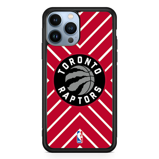 Toronto Raptors Red Shapes iPhone 13 Pro Case