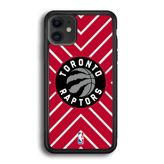 Toronto Raptors Red Shapes iPhone 12 Case