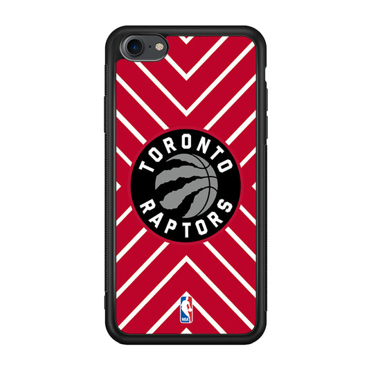 Toronto Raptors Red Shapes iPhone 8 Case